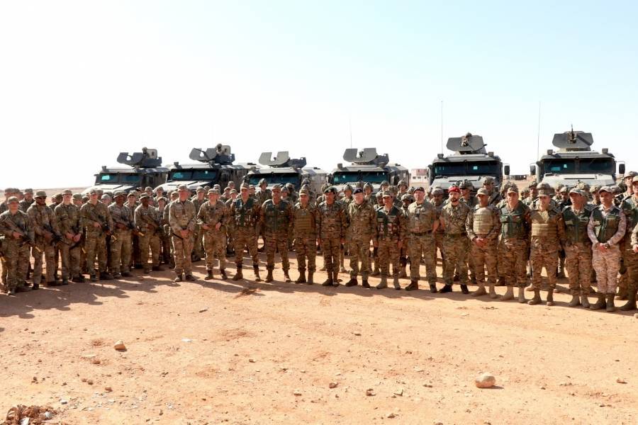 لواء الملك الحسين بن علي ينفذ التمرين العسكري التعبوي بستان الزيتون
