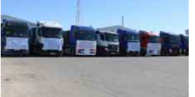 الأردن يسير 7 شاحنات إغاثية إلى سوريا