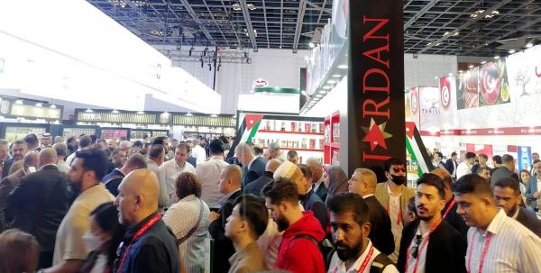 إقبال كبير على الجناح الأردني بمعرض الخليج الغذائي