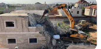 الاحتلال يهدم منزلين في اريحا وبيت لحم وأبو ردينة يؤكد ان السلام يتحقق بالأمن والاستقرار