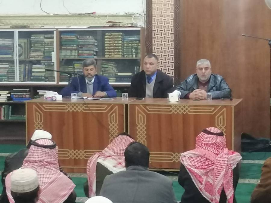 جلسة تعريفية بجائزة الحسين بن عبدالله للعمل التطوعي  في المسجد العمري الكرك_صور