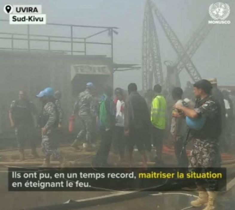 الأمم المتحدة في الكونغو تشكر سرية الشرطة الأردنية