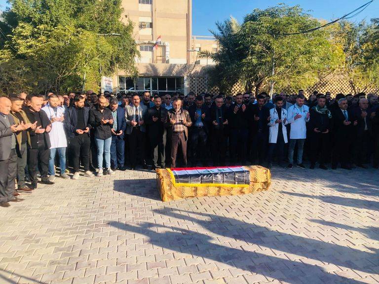 اغتيال طبيب يشعل غاضبة في نقابة الأطباء العراقيين