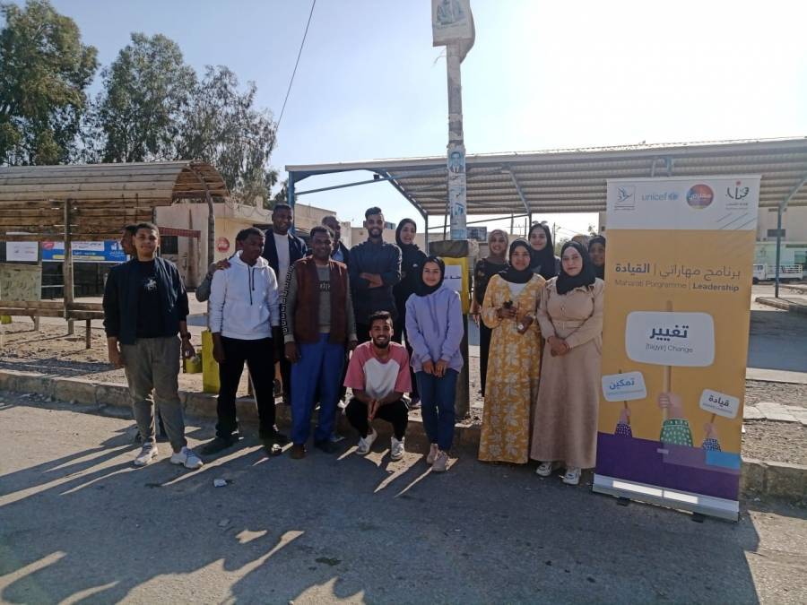 مبادرة بيئية في مركز شباب  غور الصافي