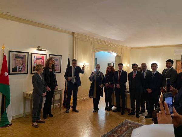 الدبلوماسيون الجدد بالسفارة الاردنية في المانيا