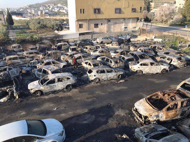 نحو 300 اعتداء للمستوطنين في بلدات حوارة وعصيرة القبلية وبورين