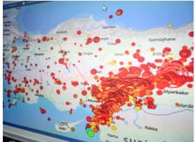 قتيل و69 جريحا وانهيار 22 مبنى جراء زلزال جديد يضرب تركيا
