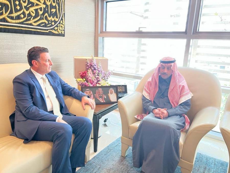 السفير السعودي يستقبل رئيس مجلس النواب  الصفدي