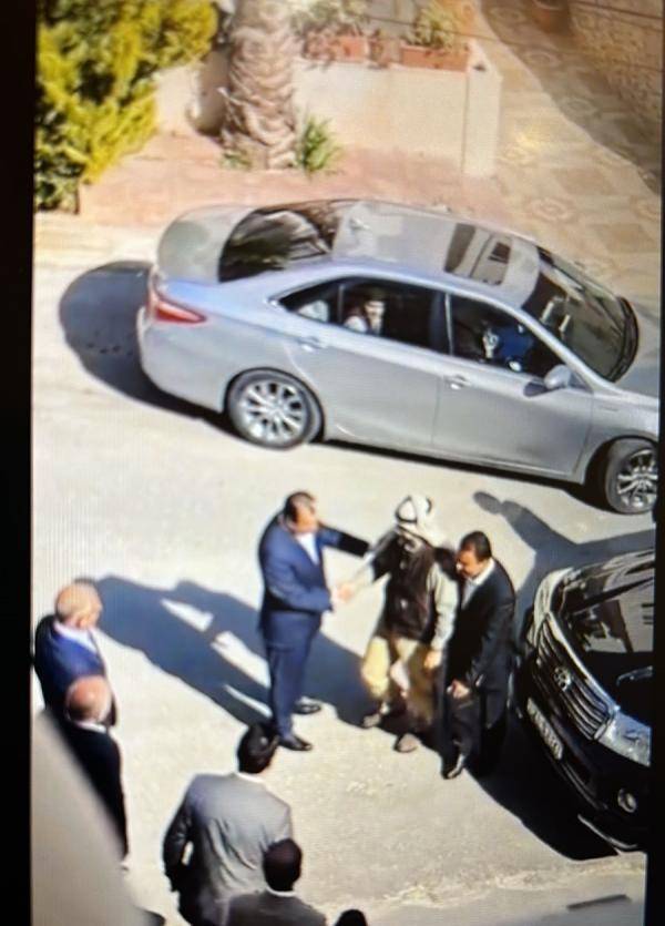 الامير هاشم يزور دارة الباشا العساف