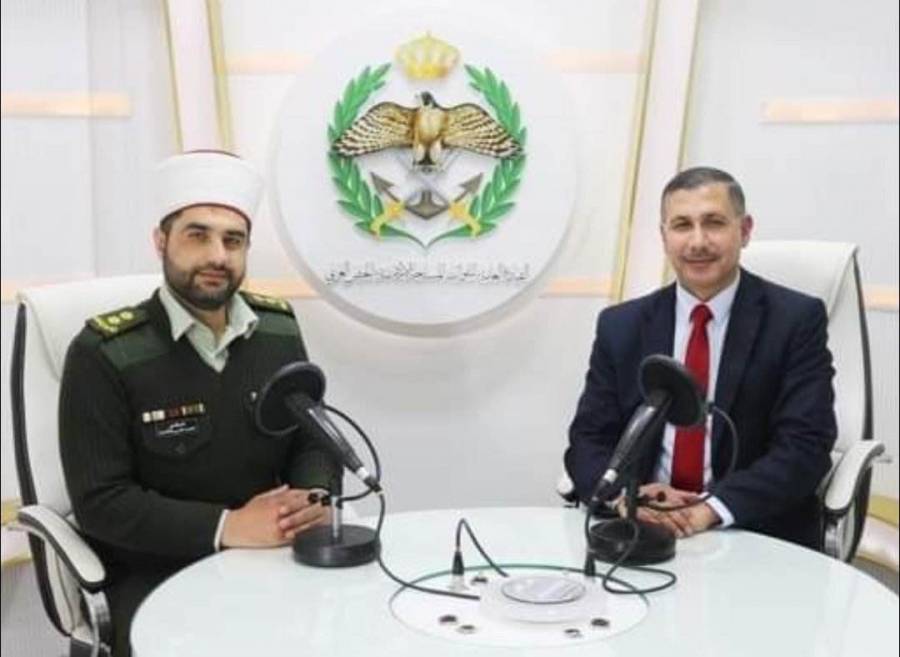 إذاعة الجيش العربي تستضيف  عضو رابطة علماء الاردن الدكتور زيد الدويري