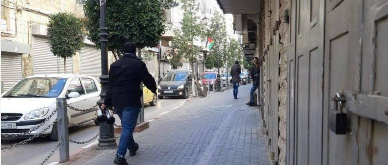 الإضراب الشامل يعم أريحا حداداً على روح الشهيد حمدان