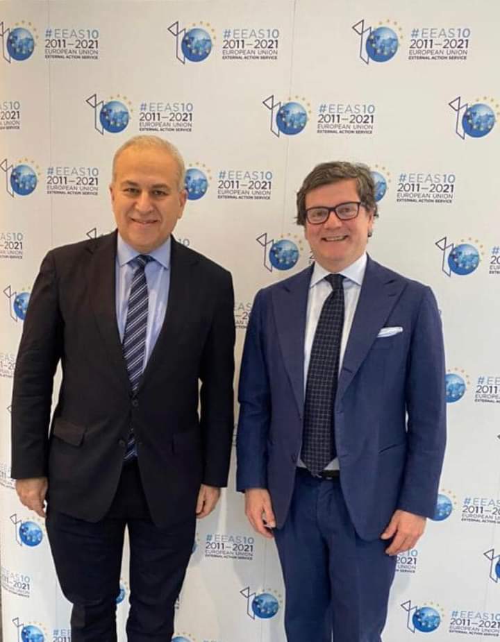 مركز القاهرة الدولي يبحث فرص التعاون معً شركاء التنمية في بروكسل