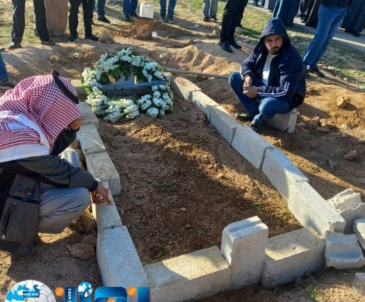 قبيلة بني صخر تشيع جثمان الملازم أول مالك ممدوح الزبن في نتل