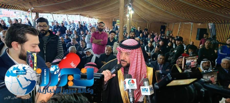 الحويان يستقبل جاهة عشائرية كبيرة برئاسة الظهراوي .... بسبب مقتل الشاب اسامة ابو ميرز...صور وفيديو