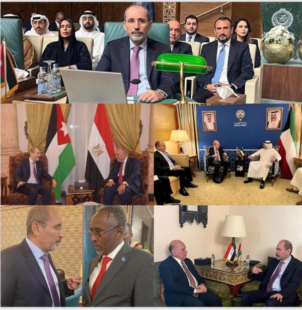 الصفدي يبحث مع وزراء خارجية عرب المبادرة الاردنية لحل الأزمة السورية