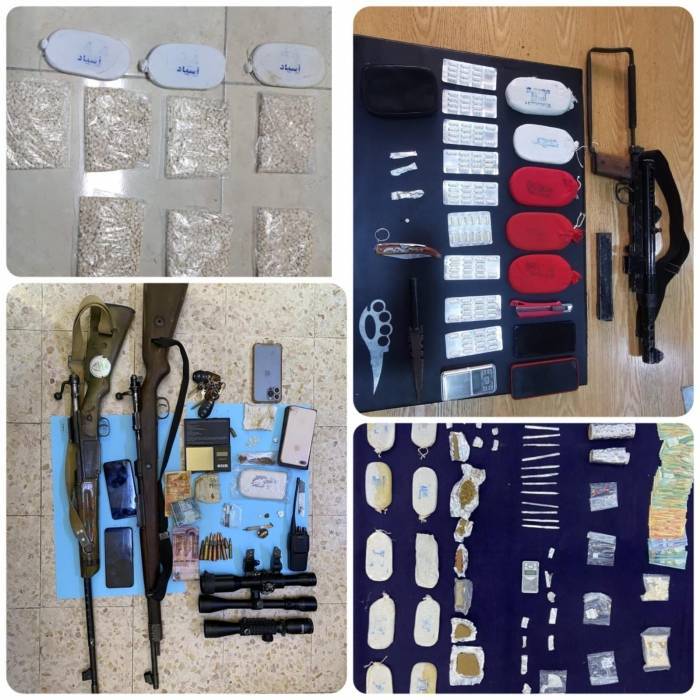 القبض على 15 تاجرا ومروجا للمخدرات بحوزتهم كميات كبيرة من المواد المخدرة والأسلحة