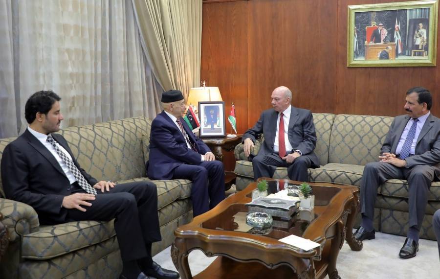 الفايز يستقبل رئيس مجلس النواب الليبي