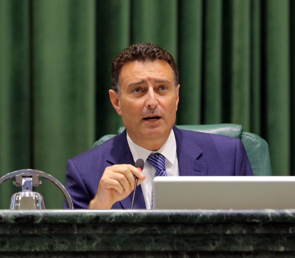 رئيس مجلس النواب يلتقي نظيره الليبي