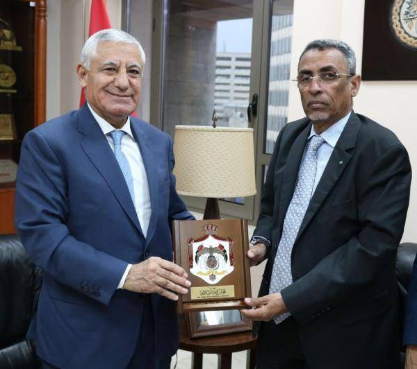 رئيس المجلس القضائي يستقبل وفداً من وزارة العدل الموريتانية