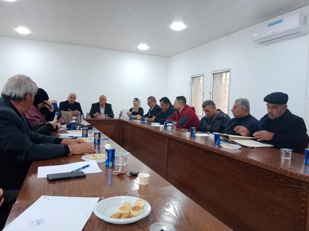 المهندس الخزاعلة يلتقي الهيئات التطوعية والتعاونية في بلدية الشعلة