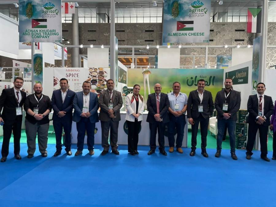 إقبال كبير على الجناح الأردني في معرض قطر الزراعي الدولي