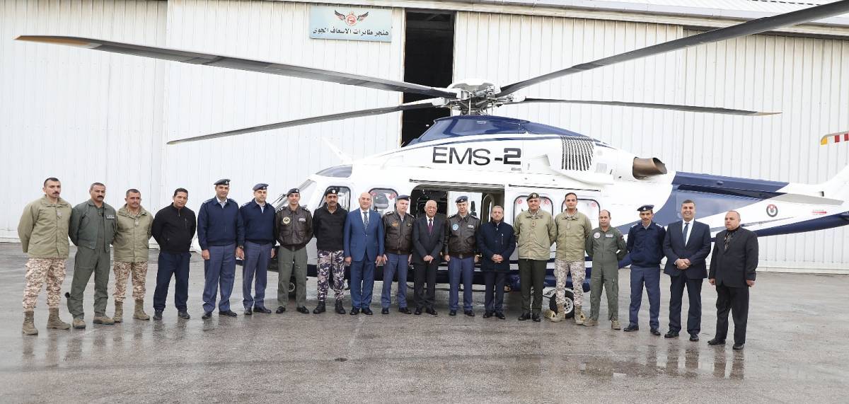 العيسوي يزور مركز الاسعاف الطبي الجوي..صور