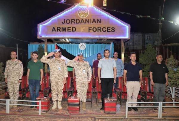 قوة الانتشار السريع الأردنية مالي 3 تحتفل بالمناسبات الوطنية