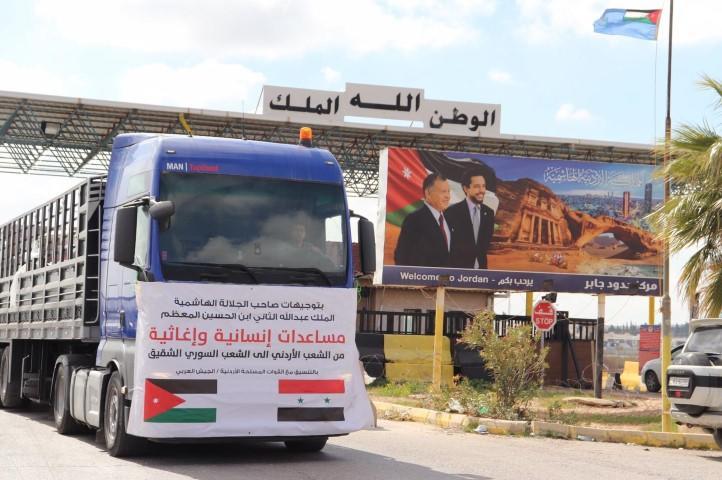 الحكومة: المساعدات الأردنية لمتضرري الزلزال بسوريا مستمرة