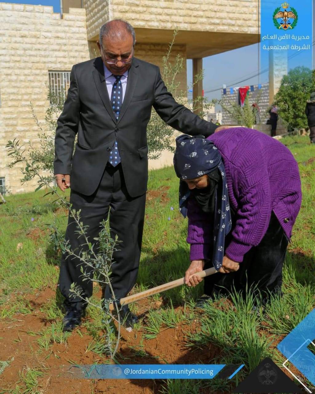 مديرية شرطة شرق عمان تطلق مبادرة شجرة لكل شهيد