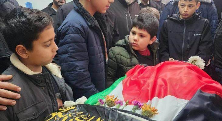 تشييع جثمان الشهيد طارق معالي في رام الله