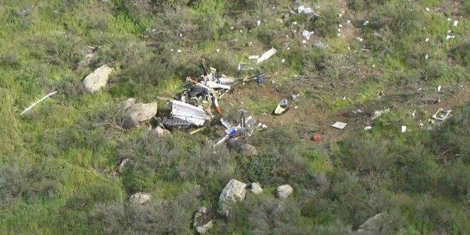 مصرع شخصين إثر تحطم مروحية بولاية كاليفورنيا الأمريكية