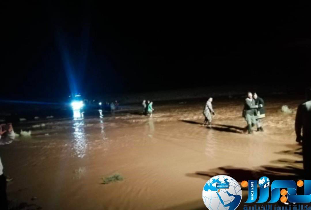 الأمن العام : فرق الدفاع المدني ينقذ سبعة اشخاص حاصرتهم السيول في  منطقة الازرق