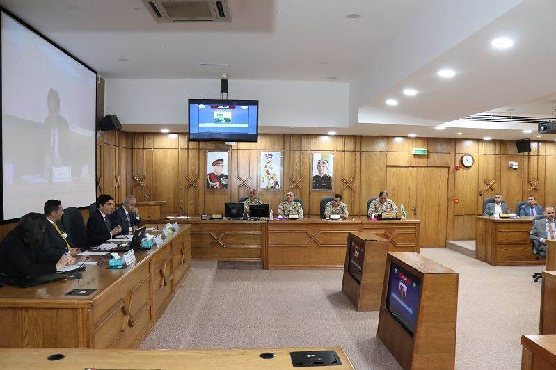 ندوة بعنوان دور مركز الدراسات والبحوث في السياسة الخارجية للدولة الأردنية في كلية الدفاع الوطني الملكية