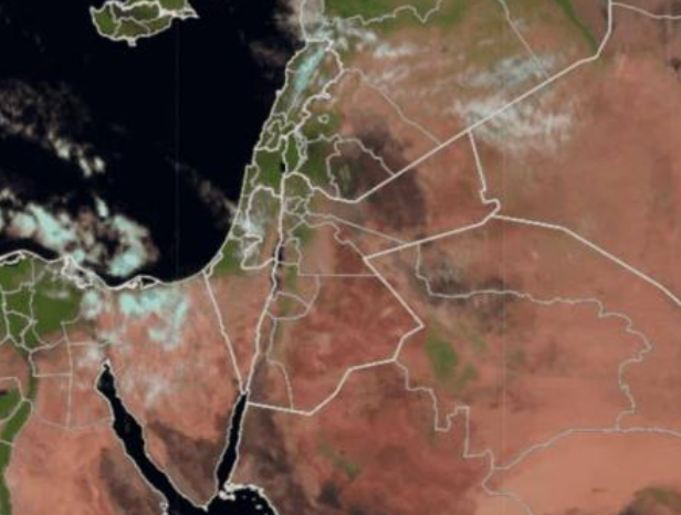 ظهور ربيع الأردن عبر صور الأقمار الاصطناعية