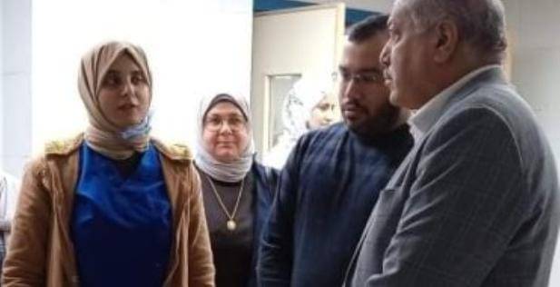 وكيل وزارة الصحة القليوبية فى زيادة مفاجئه الي مستشفى قها