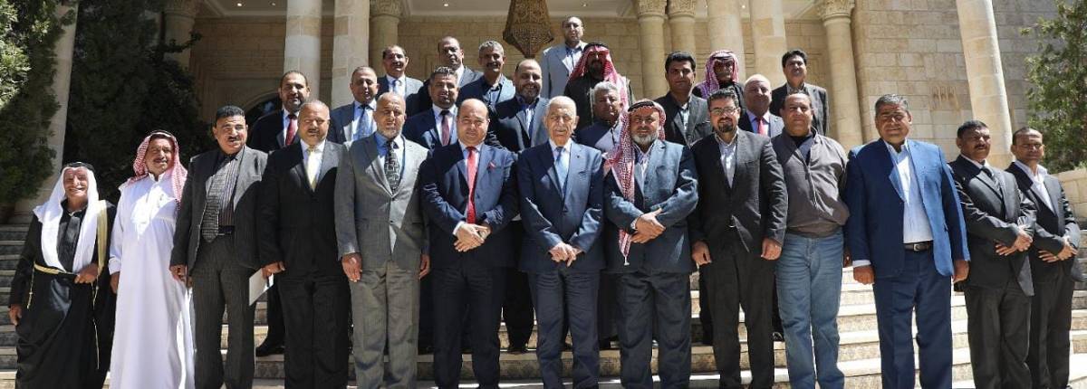العيسوي يلتقي وجهاء وممثلين عن عشيرة الزبون ...صور