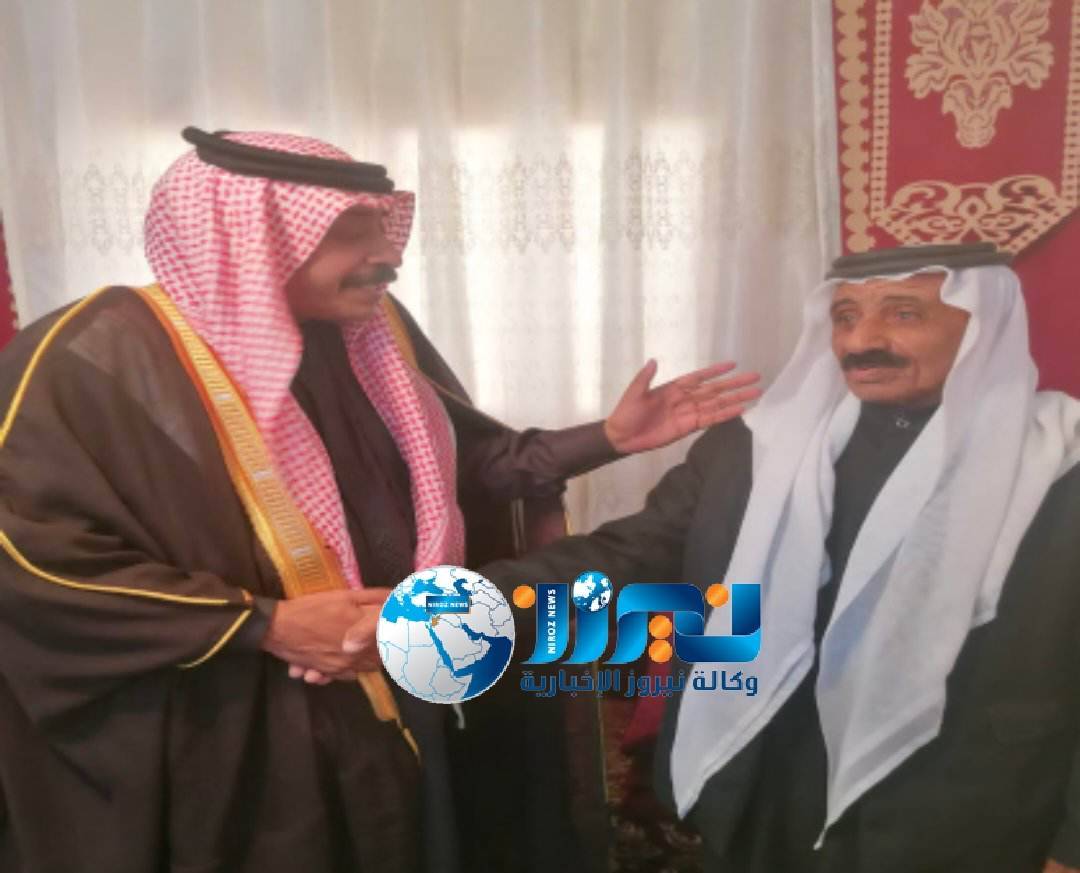مستشار جلالة الملك لشؤون العشائر يزور الشيخ شاهين الغثيان للاطمئنان على صحته