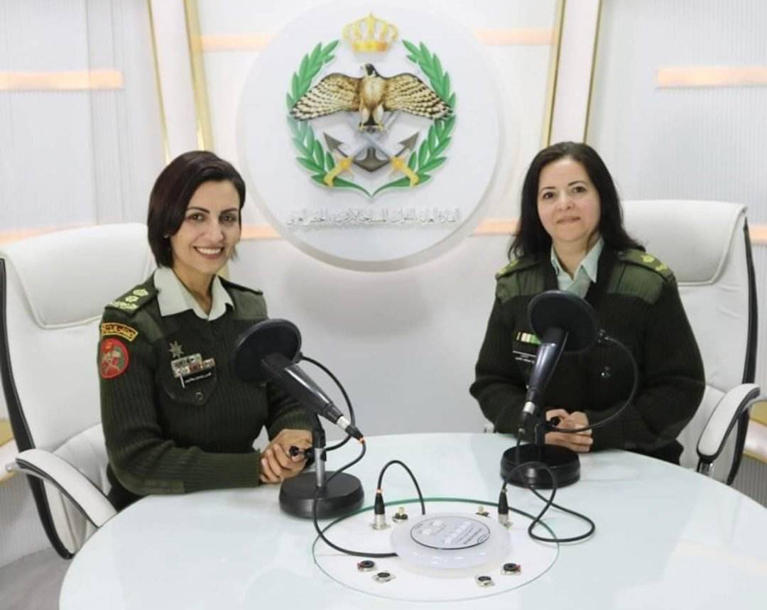 إذاعة الجيش العربي تستضيف الرائد الطبيبة رانيا الاسعد