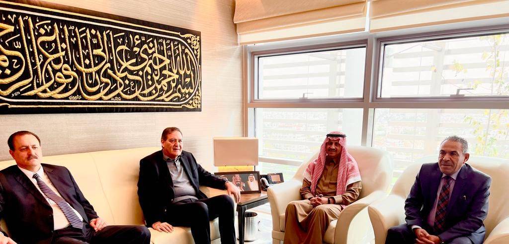 السفير السعودي يلتقي رئيس هيئة الطاقة الذرية الأردنية