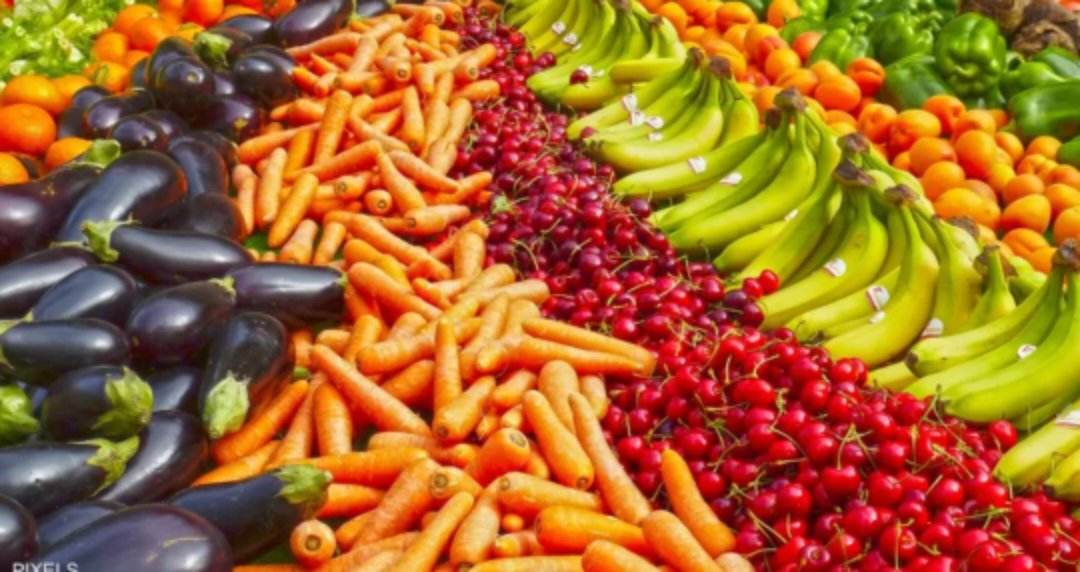 2926 طن خضار وفواكه واردات السوق المركزي