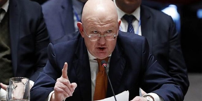 مندوب روسيا لدى الأمم المتحدة:واشنطن وحلفاؤها يضغطون على الدول لإرسال أسلحة للنظام الأوكراني