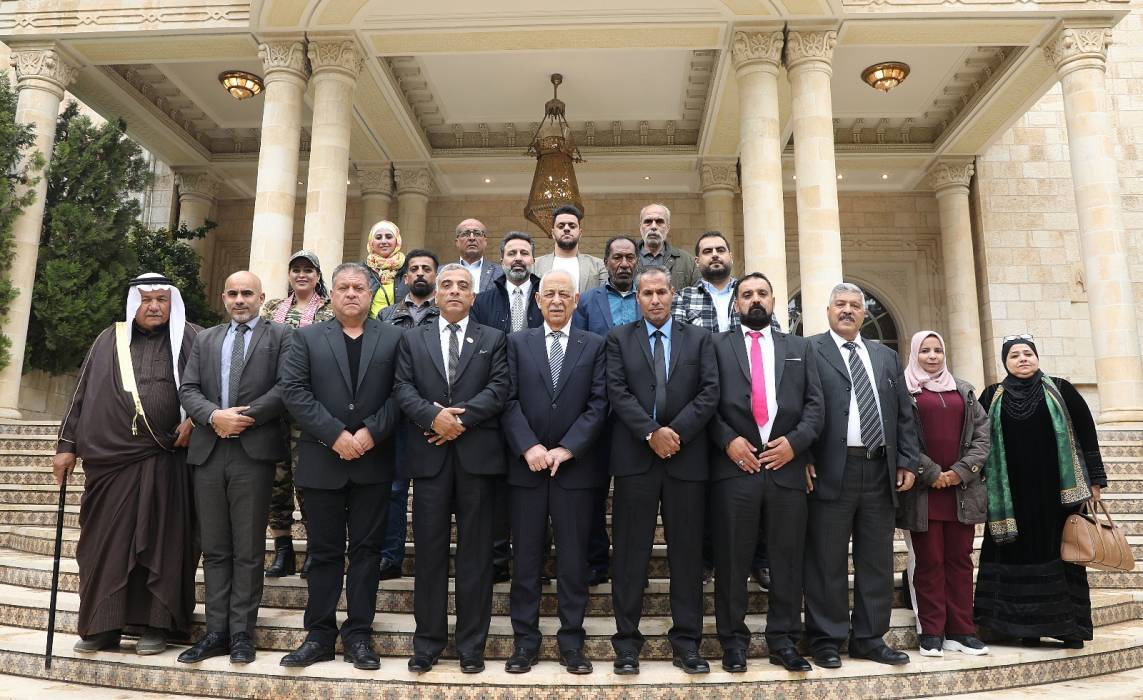 العيسوي يلتقي اعضاء جمعية رابطة بصمة وفاء..صور
