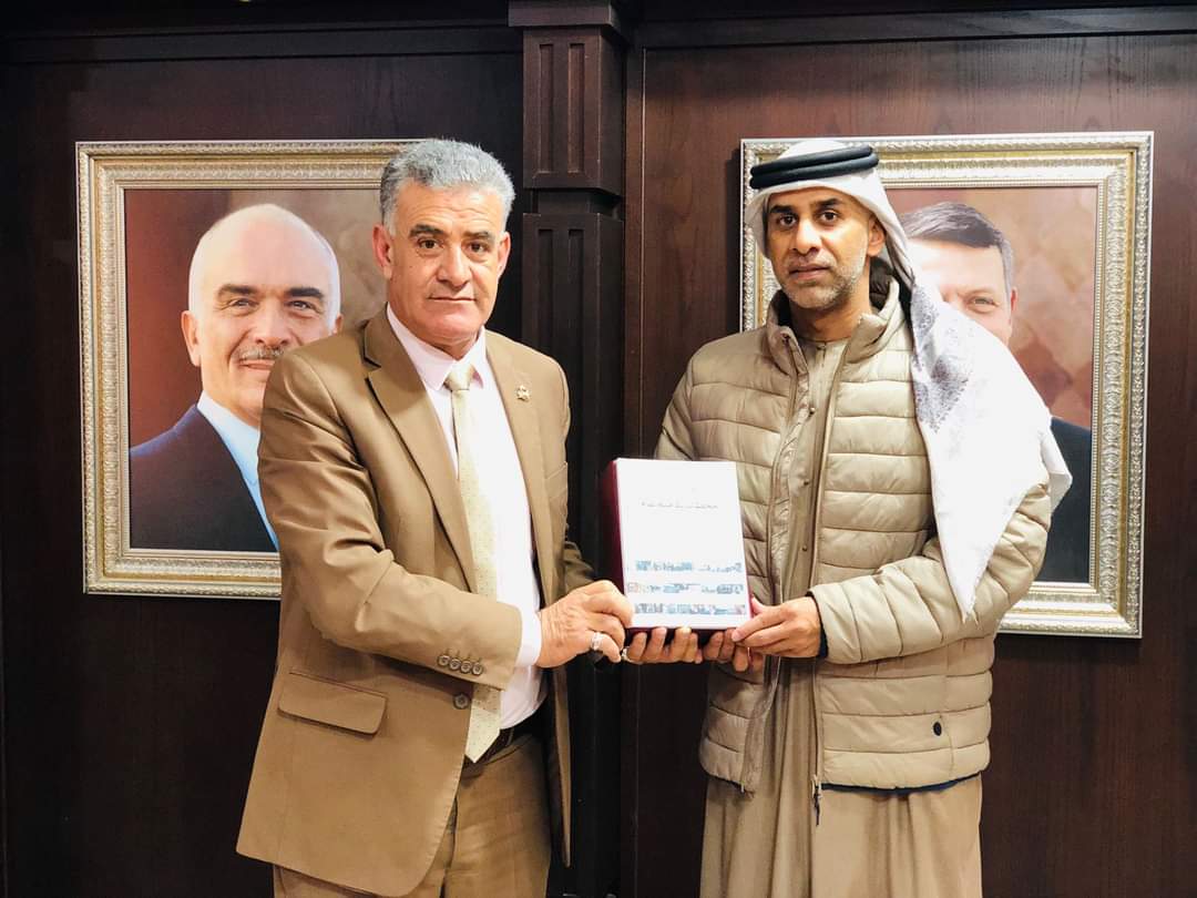 العياصرة يستقبل القائم بالأعمال بالإنابة في سفارة دولة الإمارات العربية المتحدة .