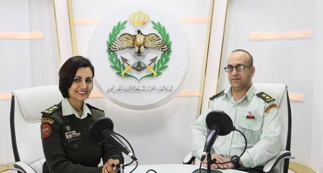 إذاعة الجيش العربي تستضيف الملازم أول مهندس مالك الزغول