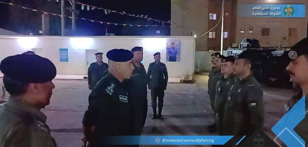 قائـد شرطـة الباديـة الملكيـة الدعجة  يشارك مرتبـات الأمـن العـام الإفطـار