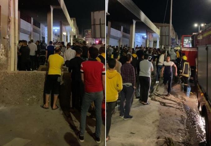 الدفاع المدني يتعامل مع حريق محل في إربد