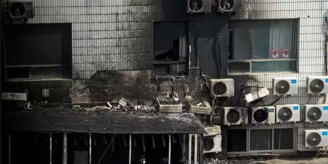 مصرع 29 شخصاً جراء حريق داخل مستشفى في الصين