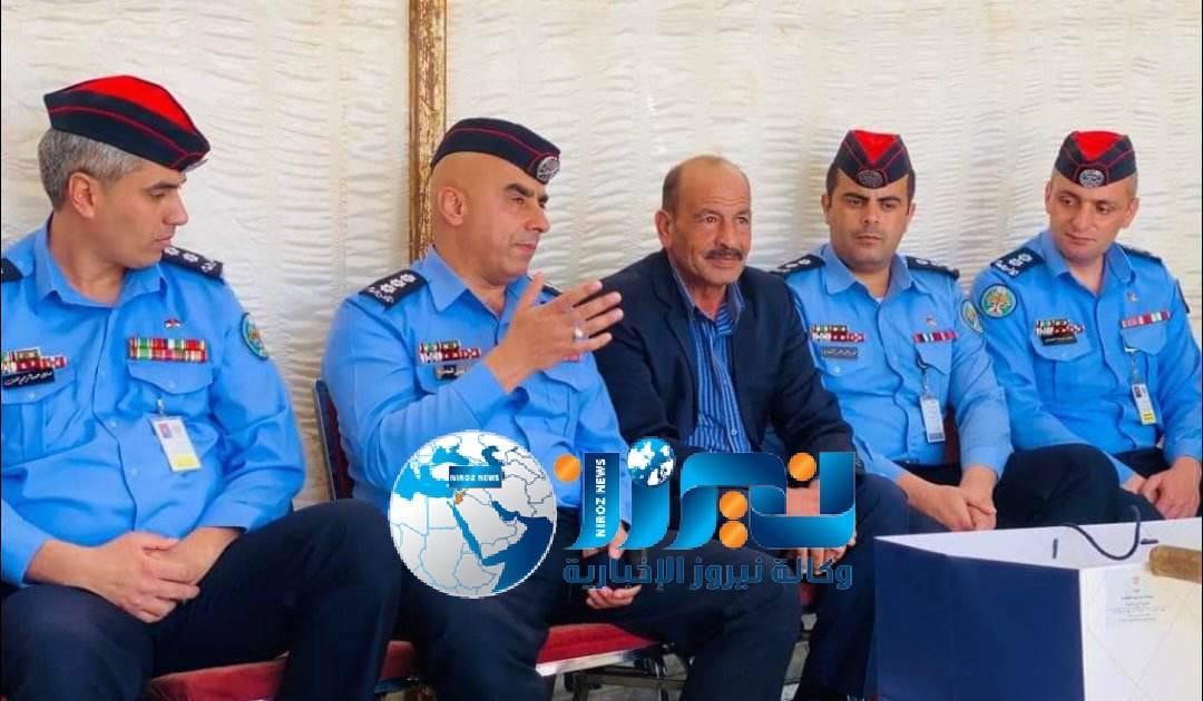 الأمن العام في زيارة لمنزل الشهيد الملازم أول معتز النجادا