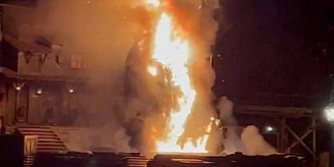 اندلاع النيران في ديزني لاند بكاليفورنيا دون وقوع ضحايا