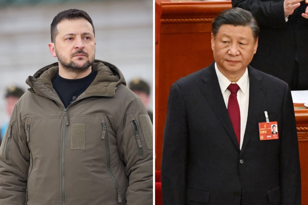 زيلينسكي يبدي تفاؤله بعد محادثة هاتفية مع الرئيس الصيني